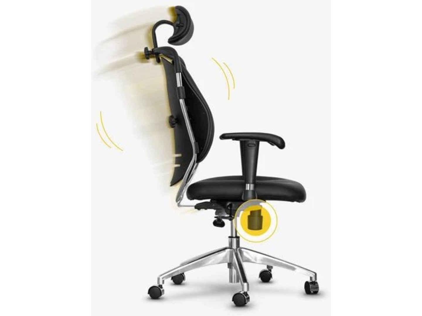 Крісло офісне Mealux Mentor Duo Black (Y-550 KB Duo) — фото 4